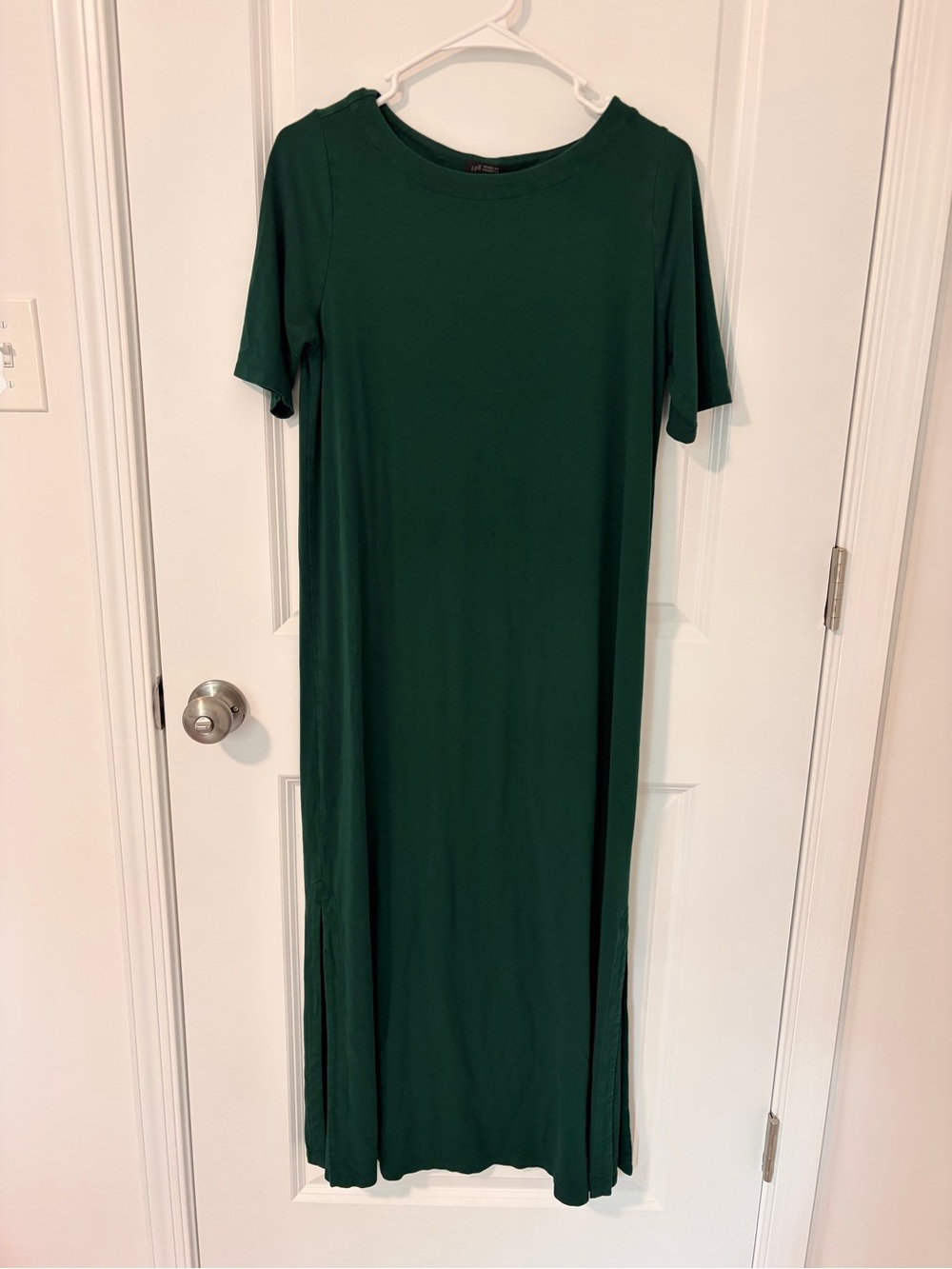 J Jill Women’s Wearever Collection Casual Green Short-Sleeve Maxi Dress Size Sma